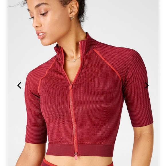 crop workout jacket